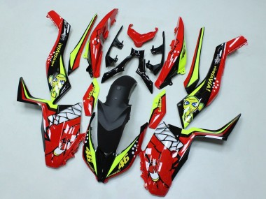 Buy 2017-2021 Red Yellow Black Shark 46 Yamaha XMAX300 Motorcycle Fairings UK