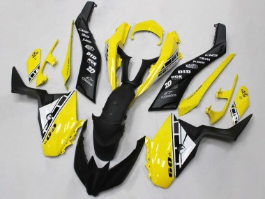 Buy 2017-2021 Yellow White Black Yamaha XMAX300 Motorcycle Fairings UK