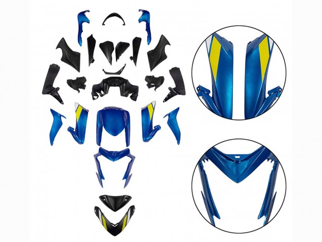 2015-2020 Black Blue Suzuki GSX-S 1000 Motorcycle Fairings UK