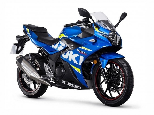 2017-2020 Blue Yellow Suzuki GSX250R Motorcycle Fairings UK