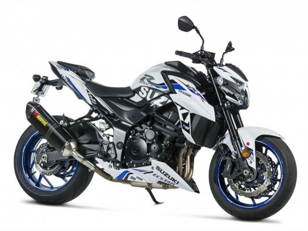 2017-2022 White Blue Ecstar Suzuki GSX-S 750 Motorcycle Fairings UK