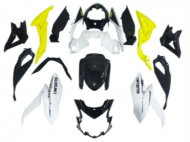 Buy 2017-2022 White Yellow Suzuki GSX-S 750 Motorcycle Fairings UK