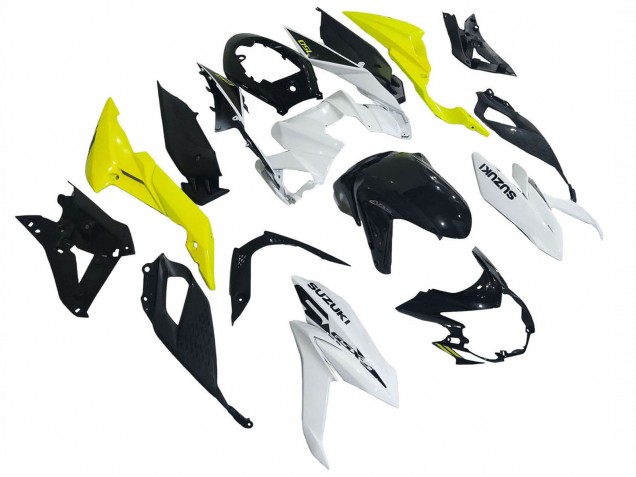 2017-2022 White Yellow Suzuki GSX-S 750 Motorcycle Fairings UK