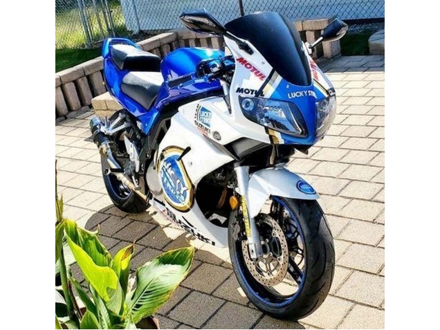 2003-2013 White Blue Lucky Strike Motul Suzuki SV650 Motorcycle Fairings UK