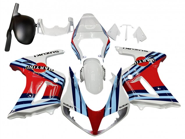2003-2013 White Red Blue Martini Suzuki SV650 Motorcycle Fairings UK