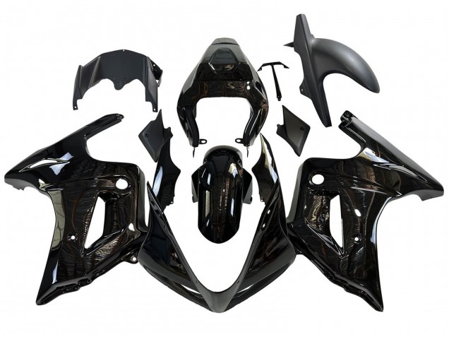2003-2013 Glossy Black Suzuki SV650 Motorcycle Fairings UK