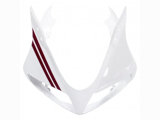 2003-2013 White with Dark Red Lines Suzuki SV650 Motorcycle Fairings UK