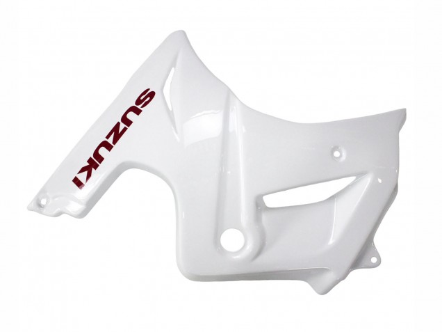 2003-2013 White with Dark Red Lines Suzuki SV650 Motorcycle Fairings UK