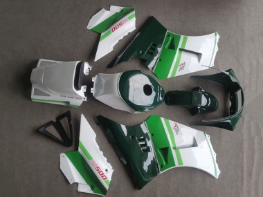 Buy 1984-1987 White Dark Green Suzuki RG400 RG500 RG400/500 Motorcycle Fairings UK