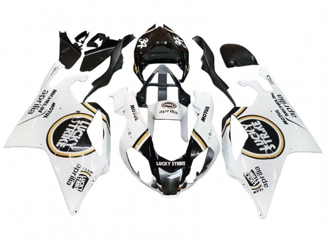 2003-2006 White Black Lucky Strike Motul Michelin Aprilia RSV1000 Motorcycle Fairings UK