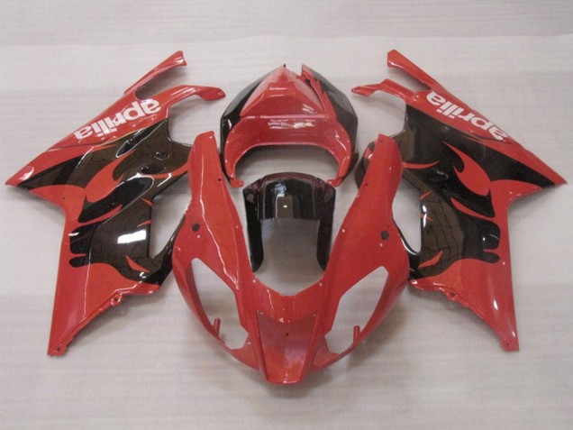 2003-2006 Red Glossy Black Aprilia RSV1000 Motorcycle Fairings UK