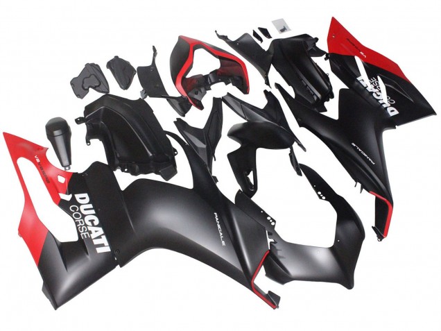 2020-2024 Red Matte Black Corse Ducati Panigale V2 Motorcycle Fairings UK