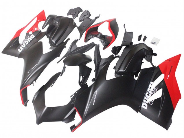 2020-2024 Red Matte Black Corse Ducati Panigale V2 Motorcycle Fairings UK