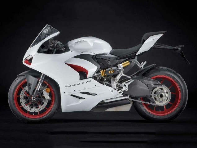 2020-2024 White Red Matte Black Ducati Panigale V2 Motorcycle Fairings UK