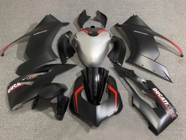 Buy 2020-2024 Silver Red Matte Black Corse Ducati Panigale V2 Motorcycle Fairings UK