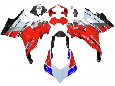 Buy 2018-2019 White Silver Red Glossy Black Ducati Panigale V4 V4S Motorcycle Fairings UK
