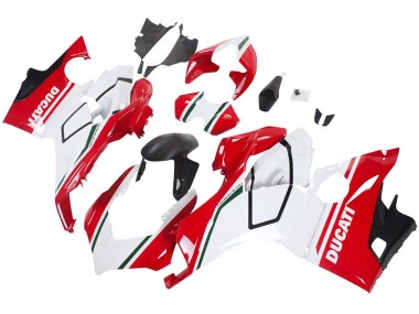 Buy 2018-2019 White Red Matte Black Ducati Panigale V4 V4S Motorcycle Fairings UK