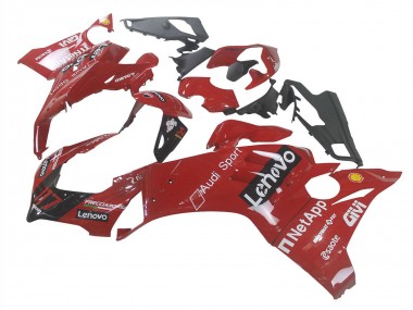 Buy 2020-2021 Red Glossy Black Lenovo 117 Ducati Panigale V4 V4S Motorcycle Fairing UK