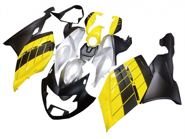 2005-2010 Yellow Silver Matte Black BMW K1200S Motorcycle Fairings UK