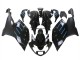 2005-2010 Glossy Black Matte Black Blue Lines BMW K1200S Motorcycle Fairings UK