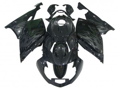 Buy 2005-2010 Glossy Black Grey Flame BMW K1200S Motorcycle Fairings UK