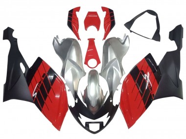 Buy 2005-2010 Silver Red Black BMW K1200S Motorcycle Fairings UK