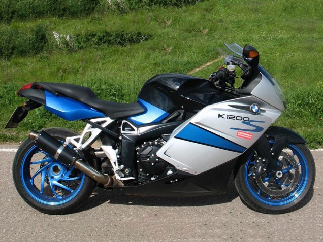 2005-2010 Silver Blue Black BMW K1200S Bike Fairings UK
