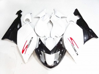 Buy 2005-2010 White Glossy Black BMW K1200S Motorcycle Fairings UK