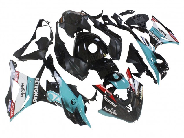 2023-2024 Light Blue Matte Black Petronas BMW S1000RR Motorcycle Fairings UK