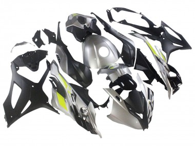 Buy 2023-2024 Silver Matte Black Lime Green BMW S1000RR Motorcycle Fairings UK