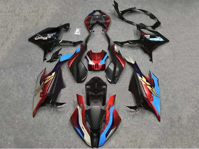 2023-2024 Black Red Blue Gold BMW S1000RR Motorcycle Fairings UK