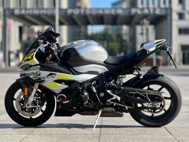 Buy 2023-2024 Silver Yellow Carbon Fiber BMW S1000RR Motorcycle Fairings UK