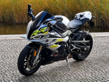 Buy 2023-2024 Silver Yellow Carbon Fiber BMW S1000RR Motorcycle Fairings UK