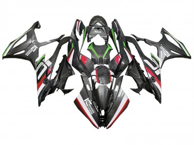 Buy 2019-2022 Black Red Green Carbon Fiber BMW S1000RR Motorcycle Fairings UK