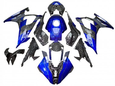 Buy 2019-2022 Blue Forged Carbon Fiber BMW S1000RR Motorcycle Fairings UK