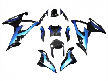 Buy 2019-2022 Black Gradient Blue BMW S1000RR Motorcycle Fairings UK
