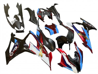 Buy 2019-2022 Black Red Blue BMW S1000RR Motorcycle Fairings UK