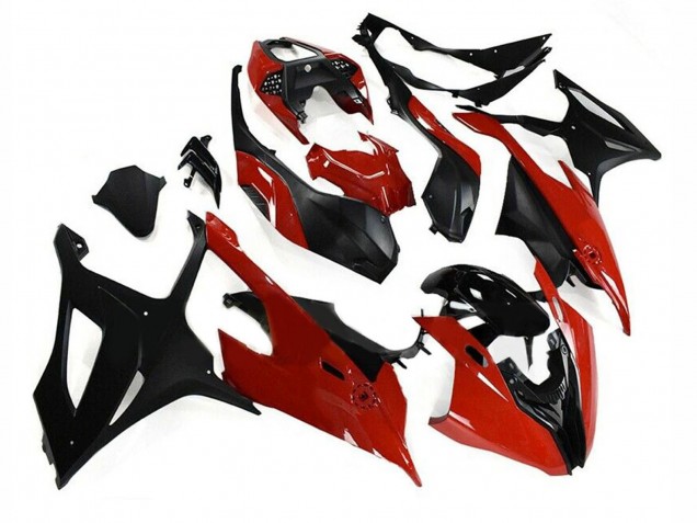 2019-2022 Black Red BMW S1000RR Motorcycle Fairing Kits UK