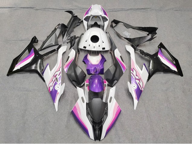 2019-2022 Pink Purple White BMW S1000RR Motorcycle Fairings UK
