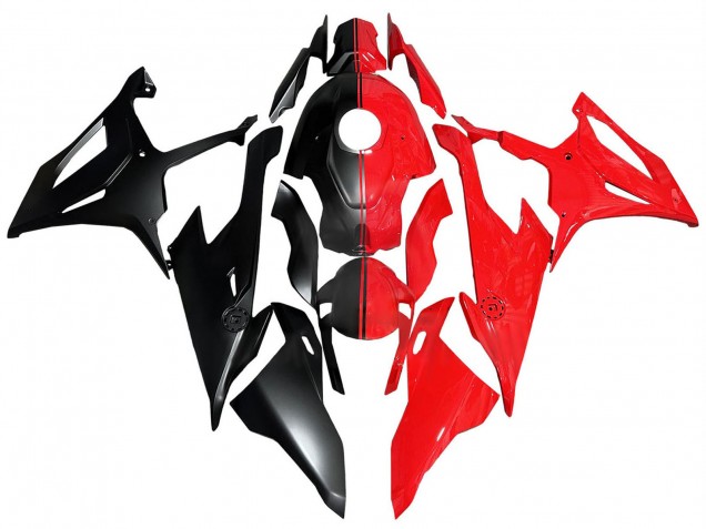 2019-2022 Red Matte Black BMW S1000RR Motorcycle Fairings UK