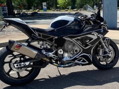 Buy 2019-2022 Black White BMW S1000RR Motorcycle Fairings UK