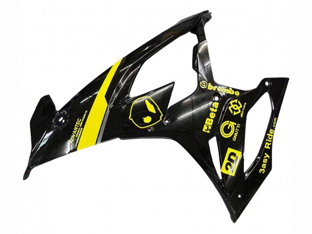 2019-2022 Glossy Black Yellow BMW S1000RR Motorcycle Fairings UK