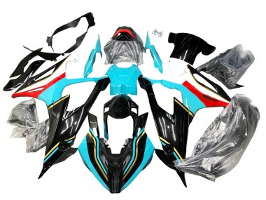 Buy 2019-2022 Black Sky Blue Red BMW S1000RR Motorcycle Fairings UK