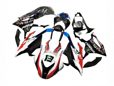 Buy 2019-2022 Black White Red 13 BMW S1000RR Motorcycle Fairings UK