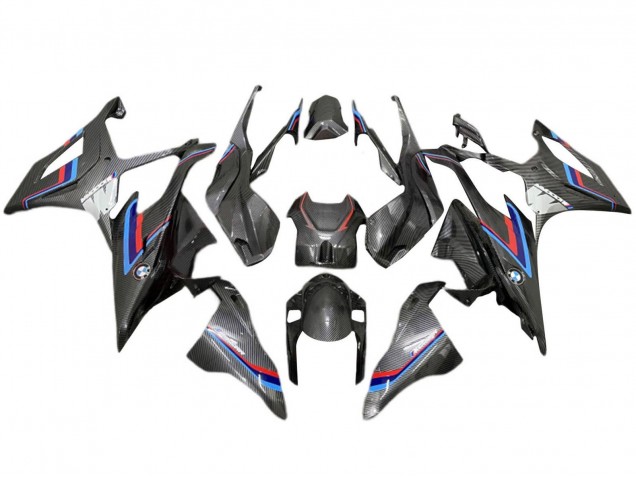 2019-2022 Black Blue Red Carbon Fiber BMW S1000RR Motorcycle Fairing UK