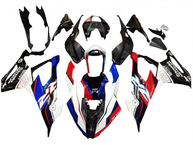 2019-2022 Blue Red White 23 BMW S1000RR Motorcycle Fairings UK