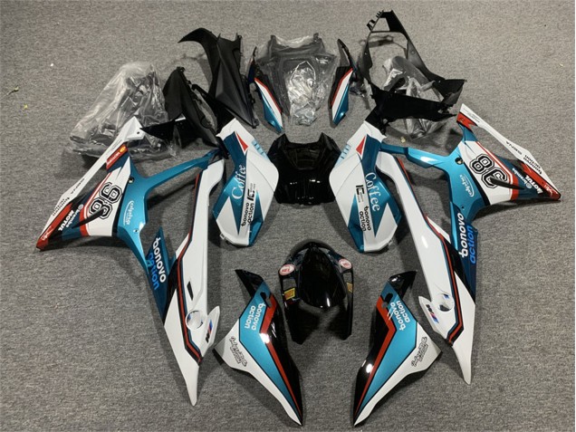 2019-2022 Blue Red White Motul 98 BMW S1000RR Motorcycle Fairings UK