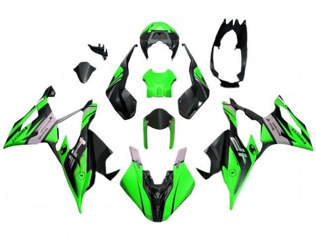 2019-2022 Green Black BMW S1000RR Motorcycle Fairings UK