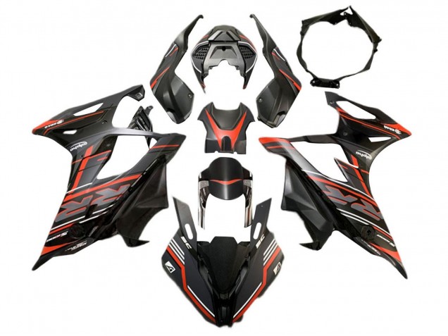 2019-2022 Matte Black Red BMW S1000RR Motorcycle Fairing UK