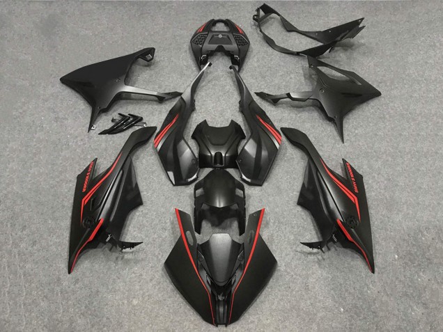 2019-2022 Matte Black Red BMW S1000RR Motorcycle Fairings UK